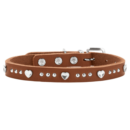weitere Abbildung Hunter Halsband Aalborg Hearts cognac