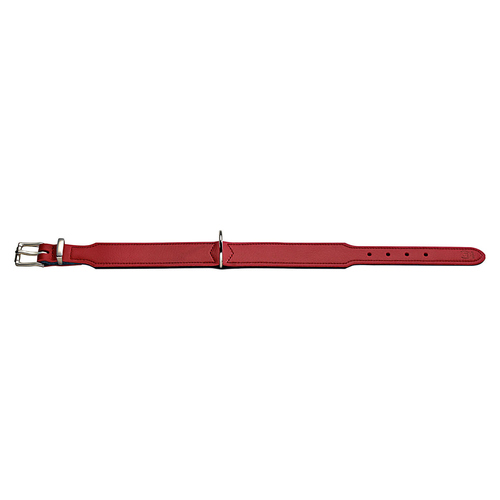 weitere Abbildung Hunter Halsband Basic rot/schwarz