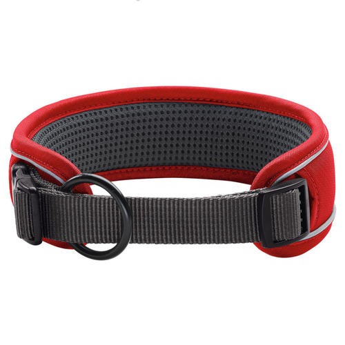 weitere Abbildung Hunter Halsband Divo rot/grau