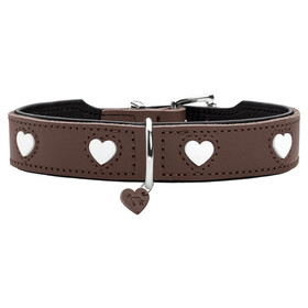Abbildung Hunter Halsband Love braun/schwarz