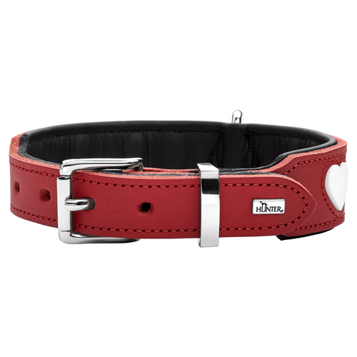 weitere Abbildung Hunter Halsband Love rot/schwarz