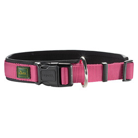 Abbildung Hunter Halsband Neopren Vario Plus himbeer/schwarz