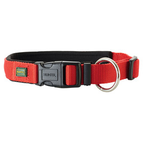Abbildung Hunter Halsband Neopren Vario Plus rot/schwarz
