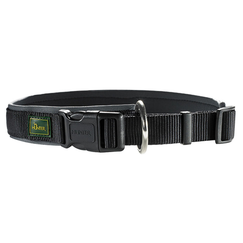 Hunter Halsband Neopren Vario Plus schwarz/grau
