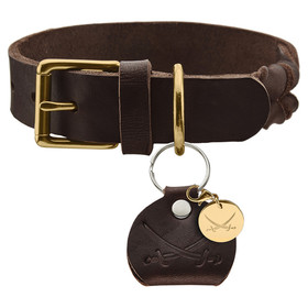 Abbildung Hunter Halsband Sansibar Solid dunkelbraun