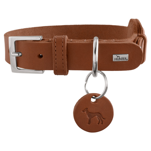 weitere Abbildung Hunter Halsband Viborg mit Halter fr Apple AirTag cognac
