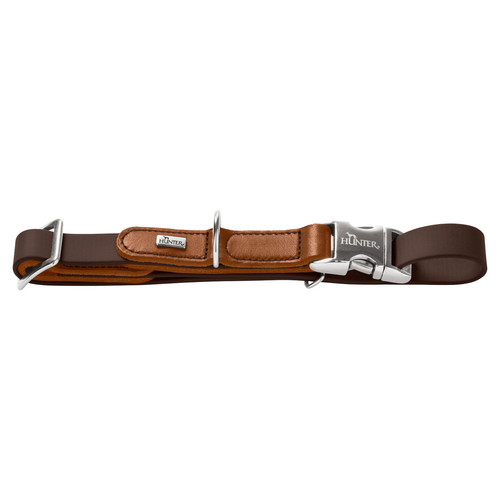 weitere Abbildung Hunter Halsband Wolmar Alu-Strong schokobraun/cognac