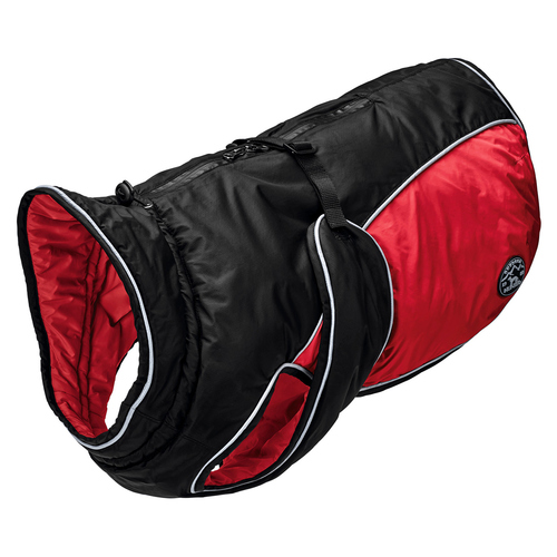 Hunter Hundemantel Uppsala Extreme schwarz/rot