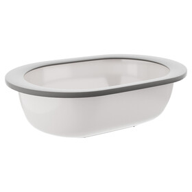 Abbildung Hunter Katzentoilette Oligo wei/hellgrau