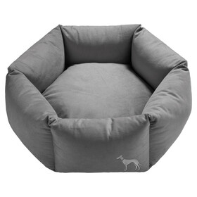 Abbildung Hunter Orthopdisches Hundesofa Merida 6-eckig anthrazit