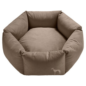 Abbildung Hunter Orthopdisches Hundesofa Merida 6-eckig taupe
