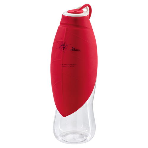 Hunter Outdoor Trinkflasche mit Silikonnapf List rot