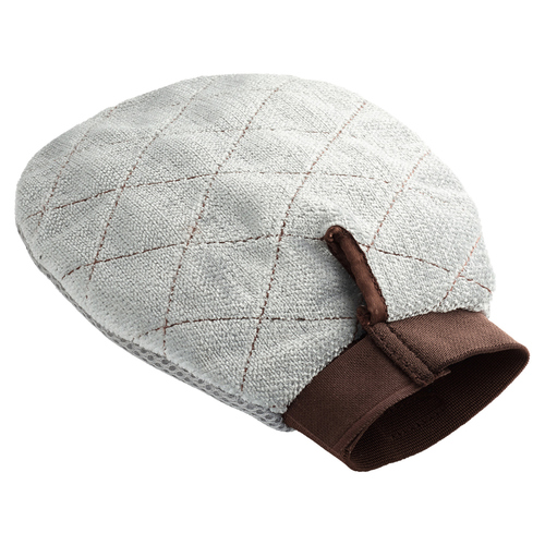 weitere Abbildung Hunter Pflegehandschuh Spa braun/grau fr Katzen