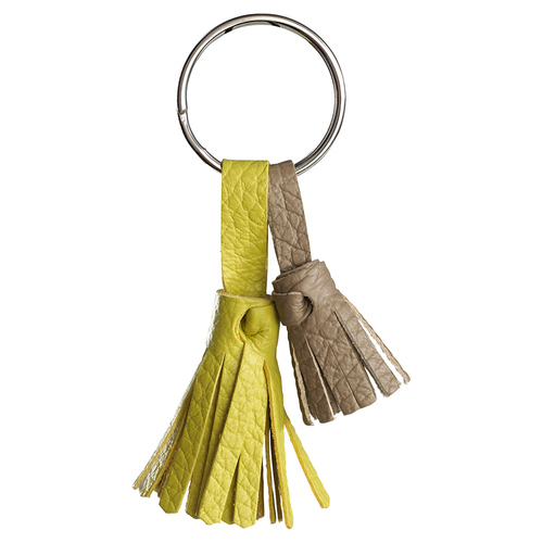 Hunter Schlüsselanhänger York Double lindgrün/stein