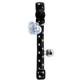 Abbildung Hunter Smart Katzenhalsband Glossy Dots schwarz