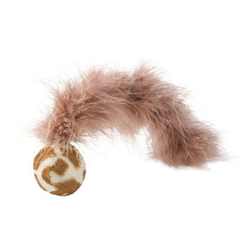 Abbildung Hunter Smart Katzenspielzeug Ball mit Federschwanz