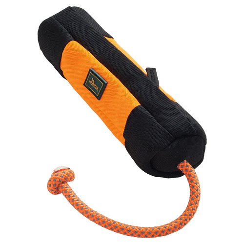 Hunter Trainer Snack Dummy mit Seil orange/schwarz