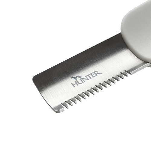 weitere Abbildung Hunter Trimmmesser Spa gebogen braun/grau fr Katzen