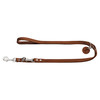 HUNTER Hundeführleine Aalborg – Cognac, 3-fach Verstellbar, Rindsleder, Made In Germany, 200 Cm