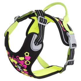 Abbildung Hurtta Hundegeschirr Weekend Warrior Neon Harness II licorice