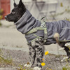 Hurtta Razzle-Dazzle Midlayer Pullover dunkelgrau-hellgrün Abbildung 3