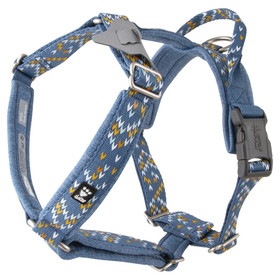 Abbildung Hurtta Razzle Dazzle Y-Geschirr bilberry (jeansblau)