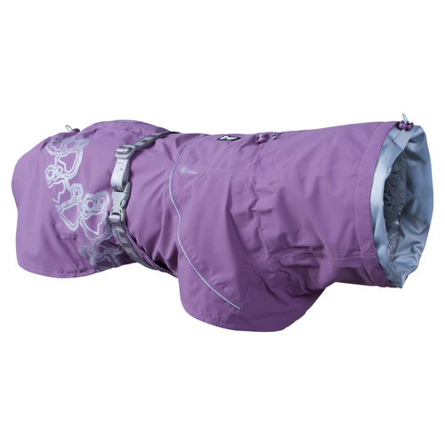 Hurtta Regenmantel Drizzle aubergine