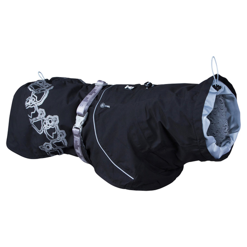 Hurtta Regenmantel Drizzle schwarz
