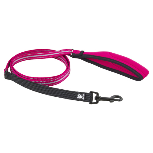 weitere Abbildung Hurtta Stretchleine mit Softgrip kirsch