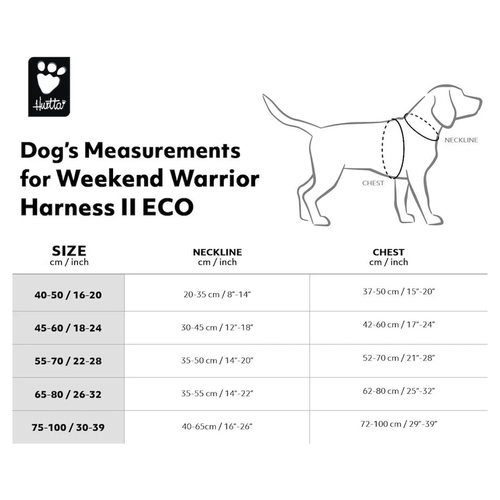 weitere Abbildung Hurtta Weekend Warrior Geschirr II ECO peacock (trkis)