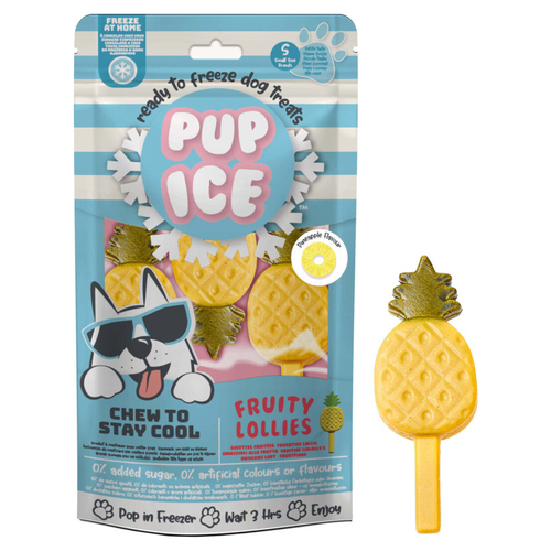 Imaginelles Pup Ice Fruity Lollies Pineapple, Größe: S