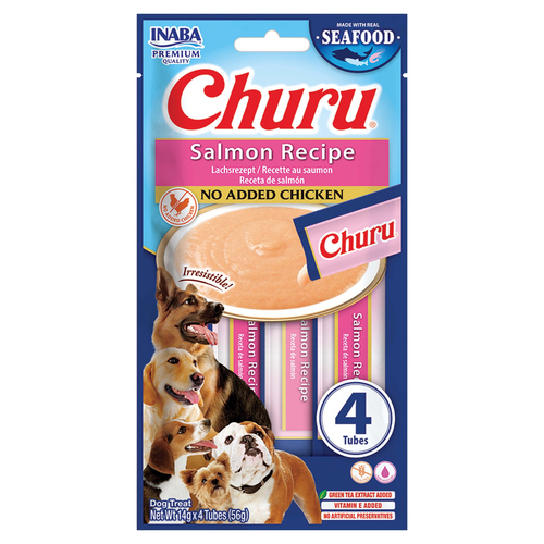 Inaba Dog Churu Hundesnack Lachs 4 x 14 g