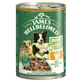 Abbildung JAMES WELLBELOVED Adult Getreidefrei Truthahn 400 g - 6 Stck