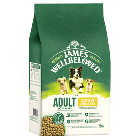 Abbildung JAMES WELLBELOVED Adult Lamm + Reis 12 kg