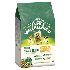 Abbildung JAMES WELLBELOVED Adult Small Breed Truthahn + Reis 1,5 kg