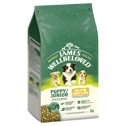 JAMES WELLBELOVED Junior Truthahn + Reis 2 kg