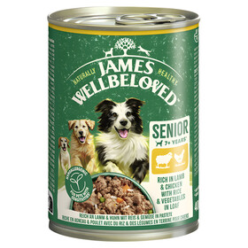 Abbildung JAMES WELLBELOVED Senior Lamm + Huhn 400 g - 6 Stck