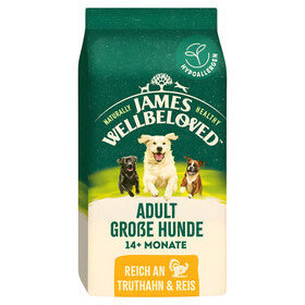 Abbildung JAMES WELLBELOVED Truthahn & Reis fr groe Hunde 10 kg