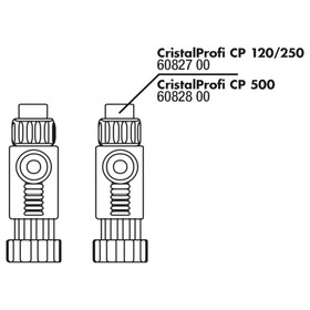 Abbildung JBL Ersatzteil 2x CP 120/250 Absperrhahn