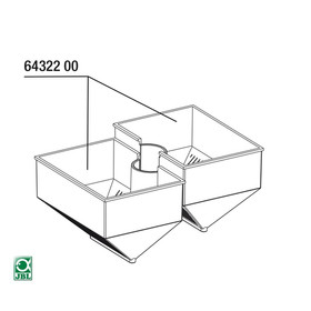 Abbildung JBL Ersatzteil BabyHome Oxygen V-Einsatz (1 Set)