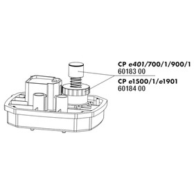 JBL Ersatzteil CP e15/1900/1 Startknopf + &Uuml;berwurfmutter