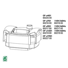 Abbildung JBL Ersatzteil CP e1501 Pumpenkopf greenline
