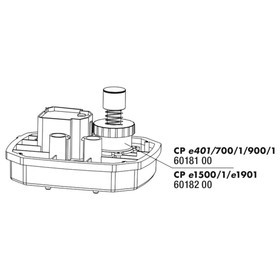 Abbildung JBL Ersatzteil CP e4/7/900/1 Bodenteil Startknopf