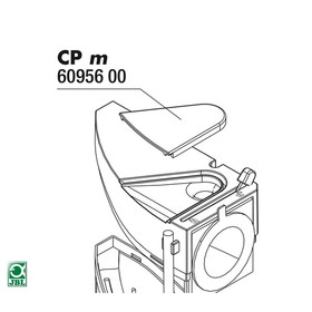 Abbildung JBL Ersatzteil CP m greenline Abdeckung Wasserauslass