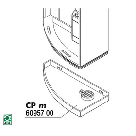 Abbildung JBL Ersatzteil CP m greenline Bodenplatte