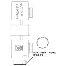 Abbildung JBL Ersatzteil O-Ring zylindrisch fr UV-C 18 / 36 W