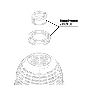 Abbildung JBL Ersatzteil TempProtect II Halterung Set