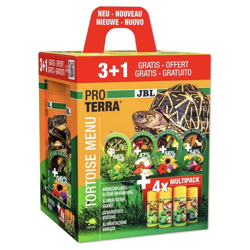 JBL ProTerra Tortoise Menu 4 x 250 ml