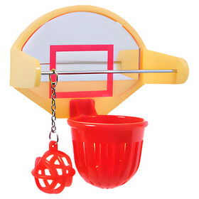 Abbildung JW PET Activitoy Vogelspielzeug Birdie Basketball