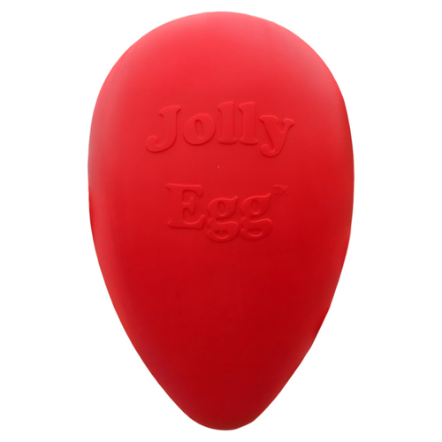 Jolly Hundespielzeug Ei rot, Größe: S